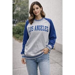 3 for $9 New York Popular LA Colorblock Sweatshirt EUC S